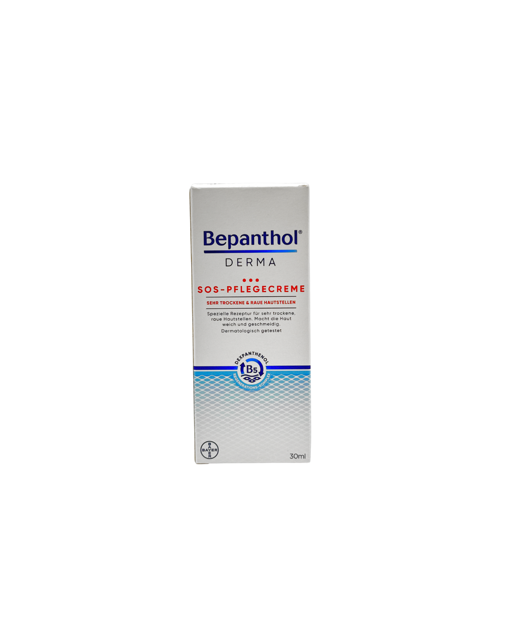 Bepanthol Derma SOS-Pflegecreme – Soforthilfe bei extrem trockenen & rauen Hautstellen 30 ml