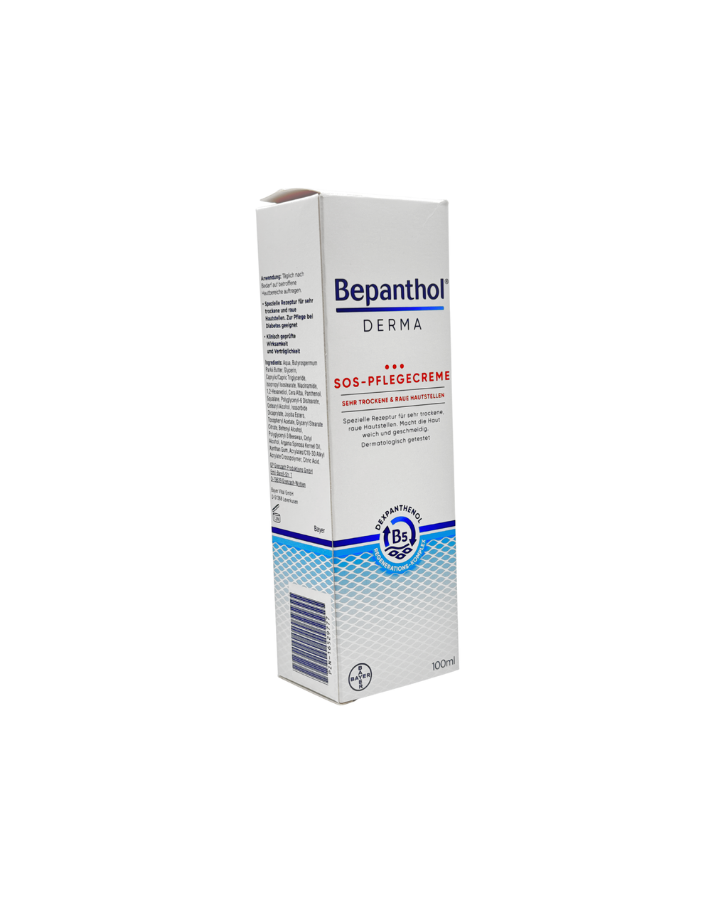 Bepanthol Derma SOS-Pflegecreme – Soforthilfe bei extrem trockenen & rauen Hautstellen 100 ml