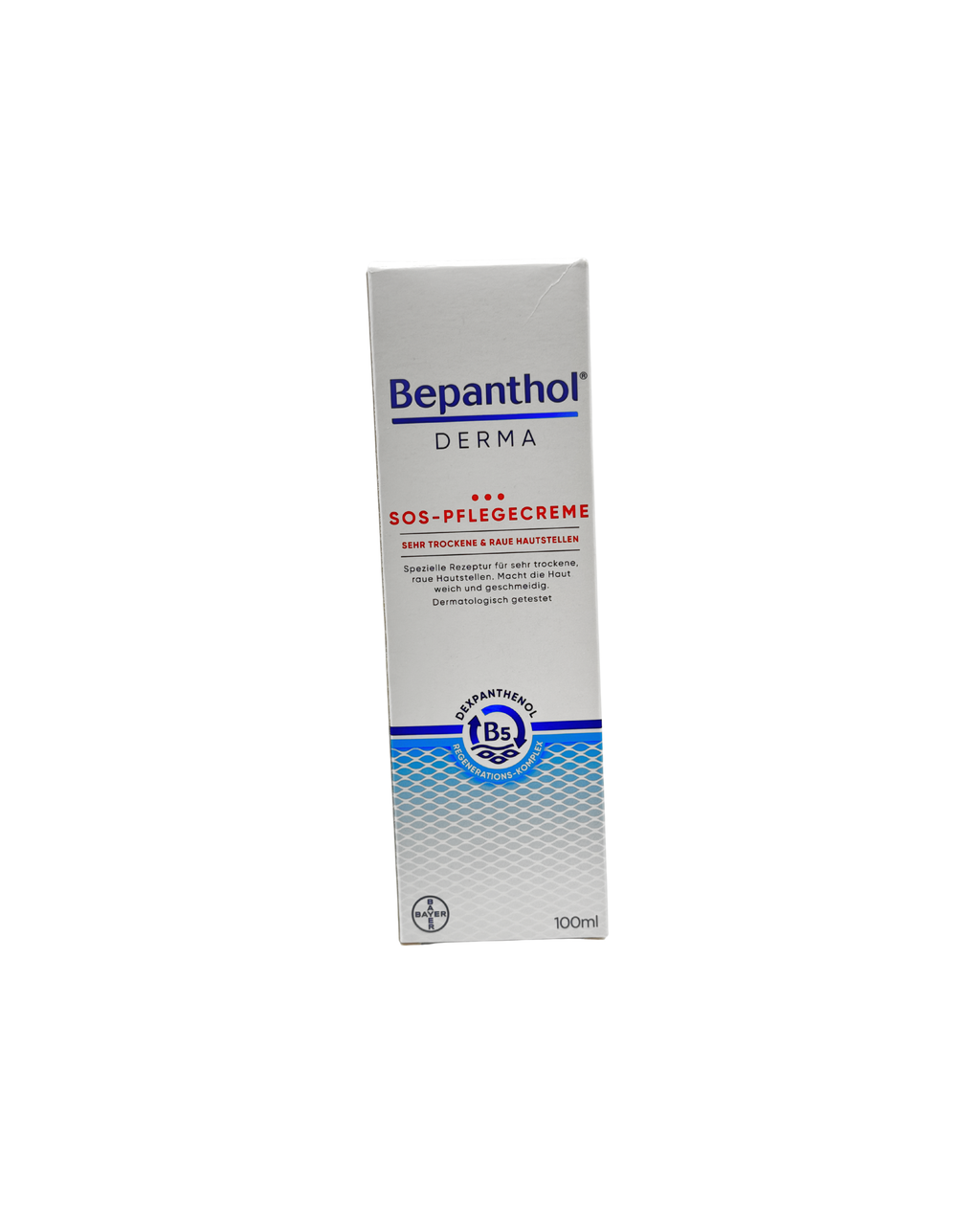 Bepanthol Derma SOS-Pflegecreme – Soforthilfe bei extrem trockenen & rauen Hautstellen 100 ml