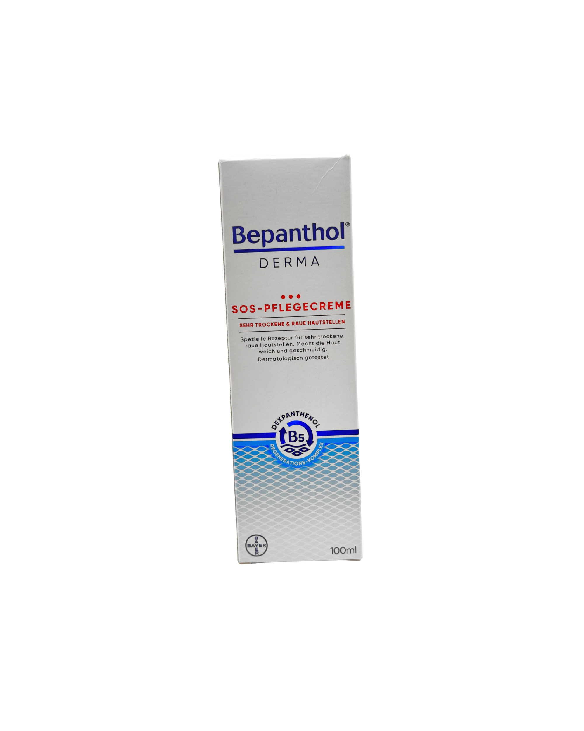 Bepanthol Derma SOS-Pflegecreme – Soforthilfe bei extrem trockenen & rauen Hautstellen 100 ml