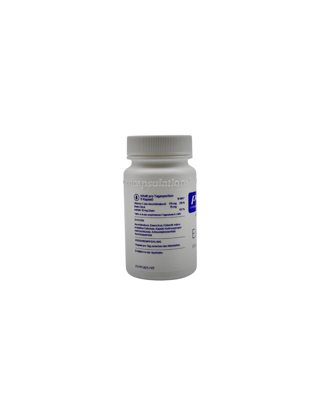 Pure Encapsulations Eisen-C – Optimale Aufnahme durch Vitamin C 60 Kapseln