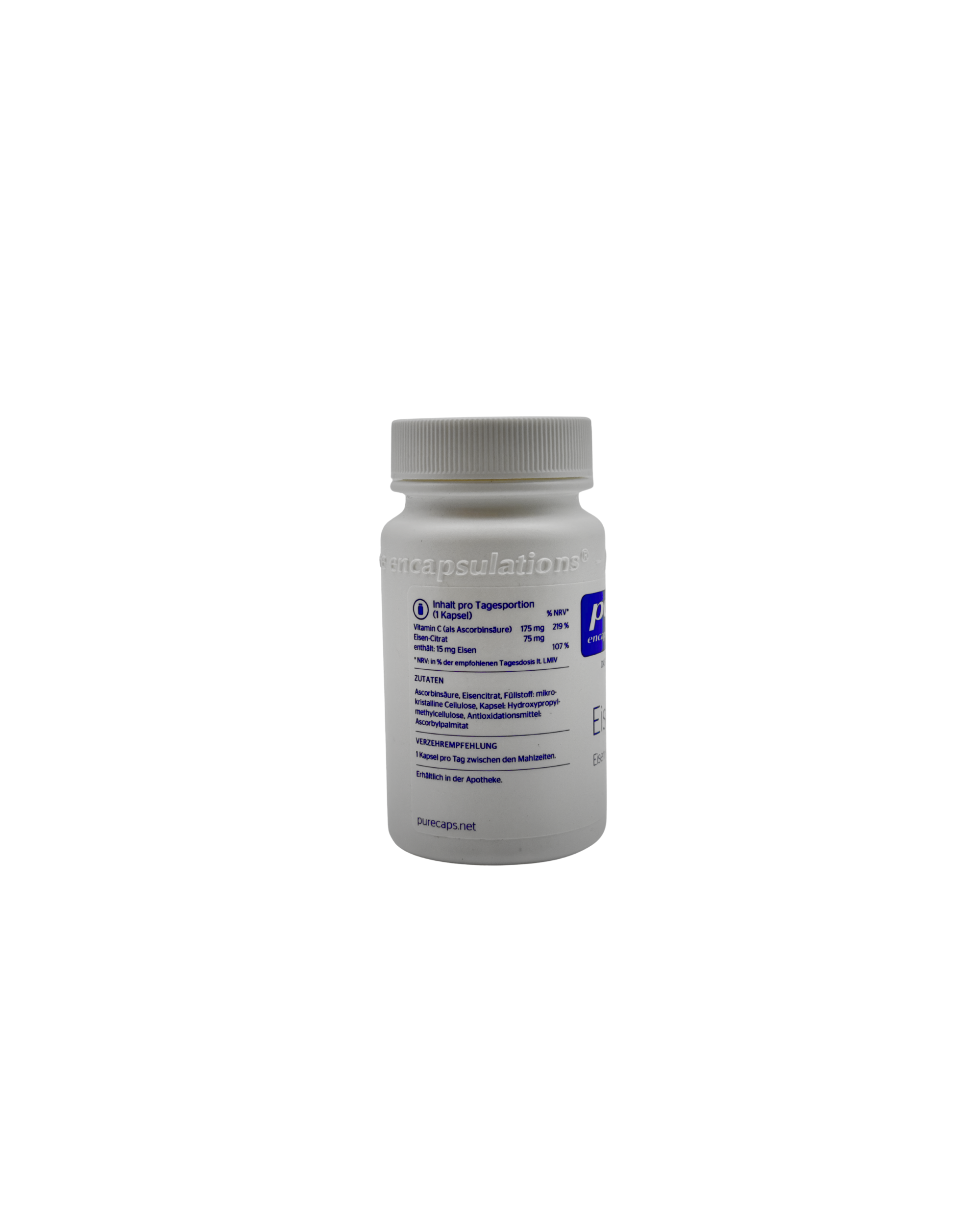 Pure Encapsulations Eisen-C – Optimale Aufnahme durch Vitamin C 60 Kapseln