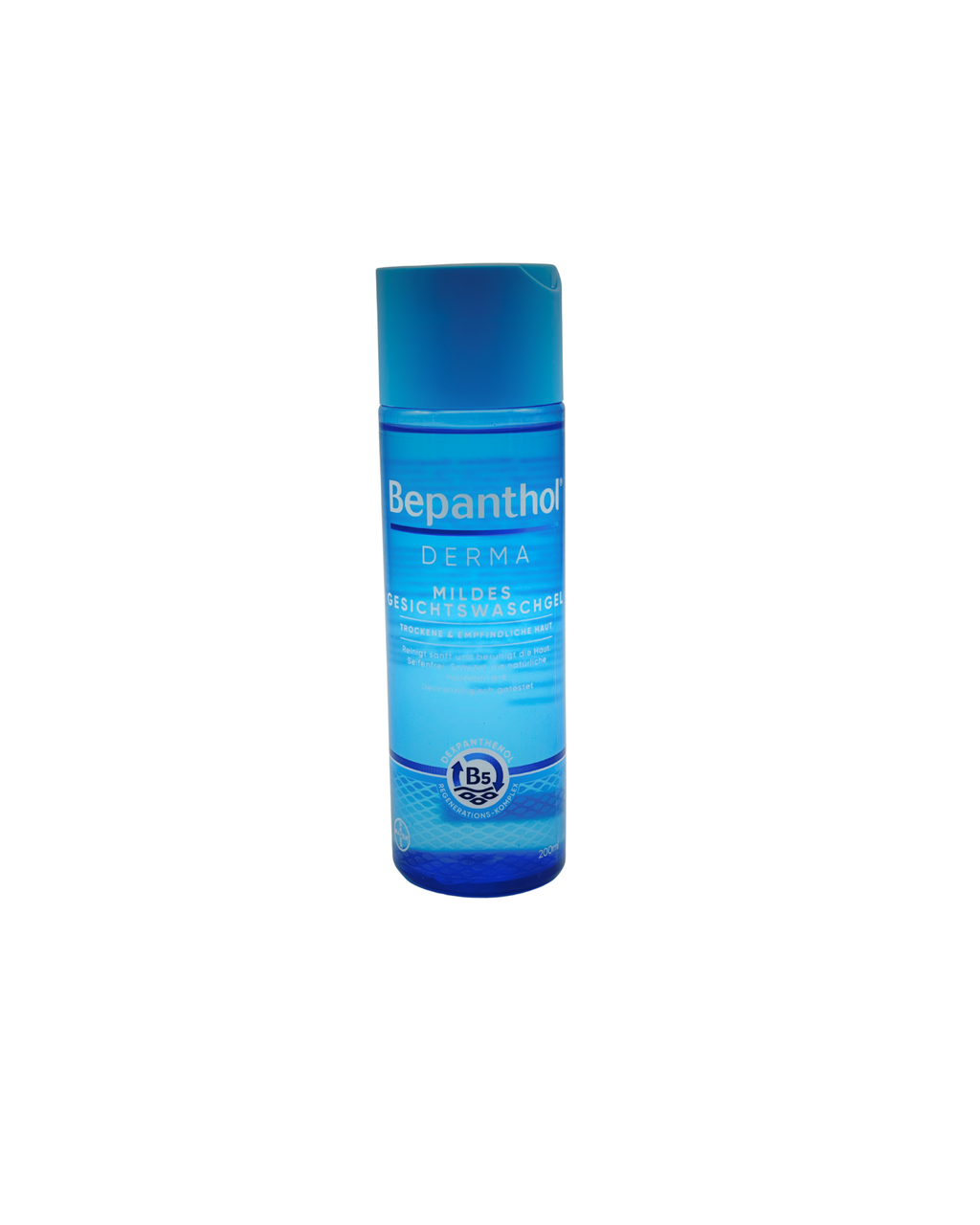 Bepanthol Derma Mildes Gesichtswaschgel – Seifenfreie Reinigung für trockene Haut 200 ml