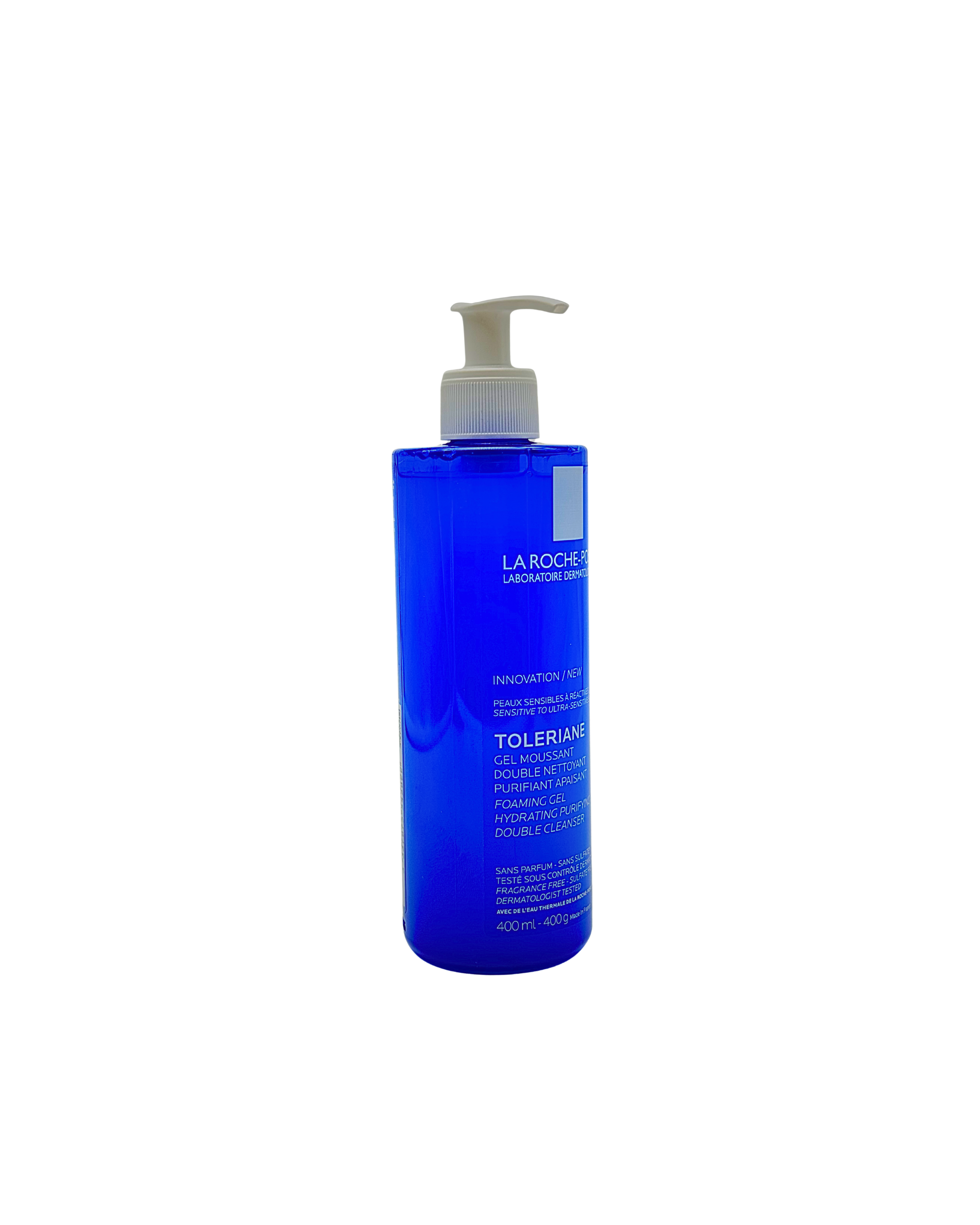 La Roche Posay Toleriane Gel-zu-Schaum Double Cleanser – Schonende Doppel-Reinigung für empfindliche Haut 400 ml
