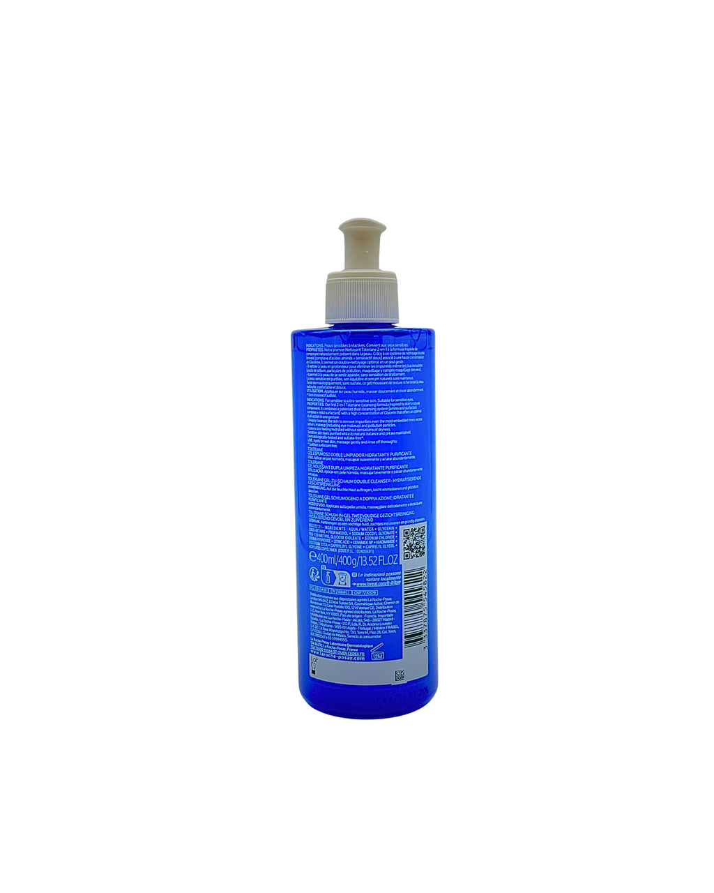 La Roche Posay Toleriane Gel-zu-Schaum Double Cleanser – Schonende Doppel-Reinigung für empfindliche Haut 400 ml