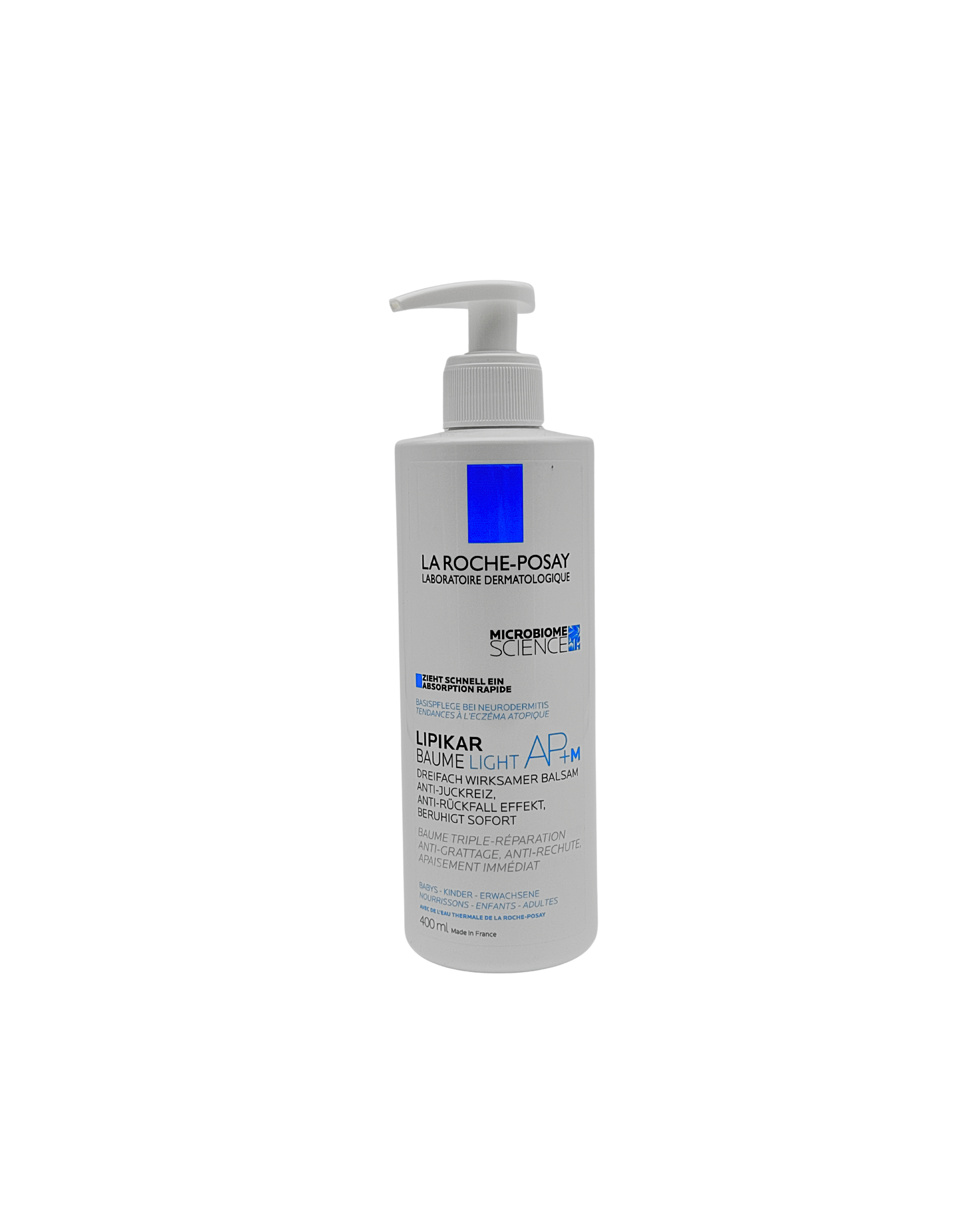 La Roche Posay Lipikar Leichter Balsam AP+M – Rückfettende Körperpflege bei Neurodermitis 400 ml