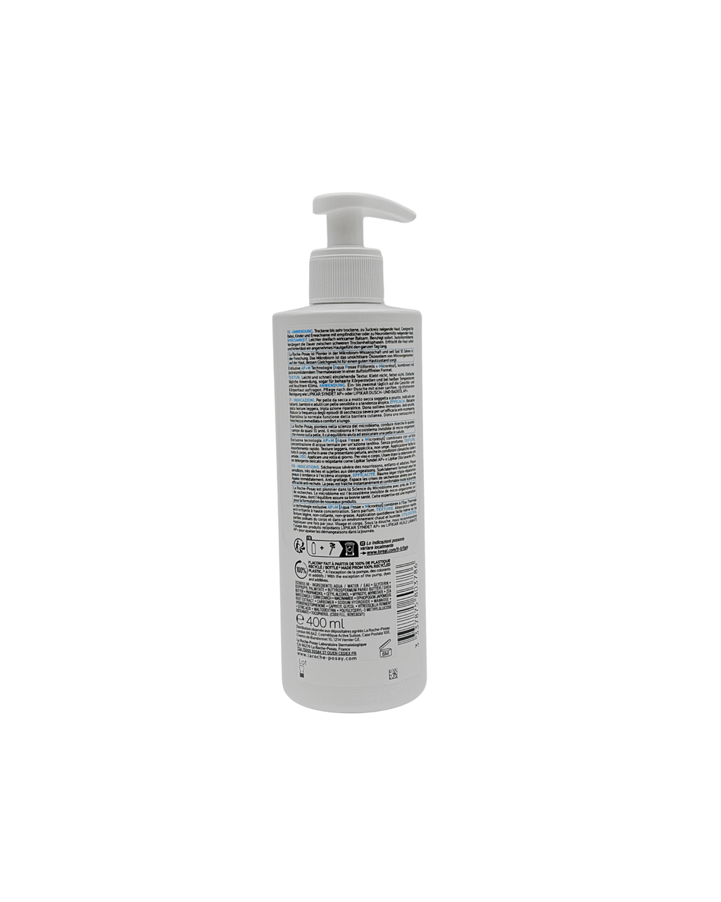 La Roche Posay Lipikar Leichter Balsam AP+M – Rückfettende Körperpflege bei Neurodermitis 400 ml
