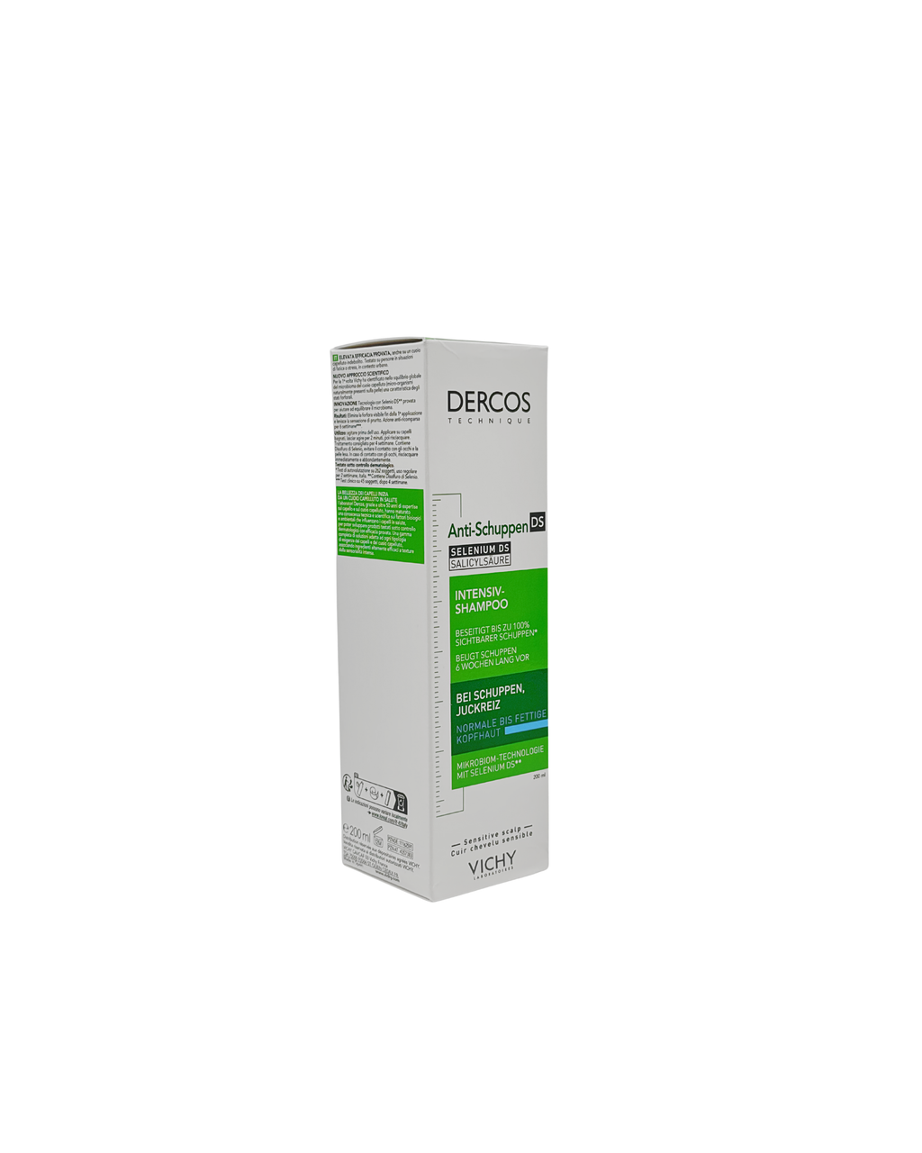 Vichy Dercos Anti-Schuppen Shampoo – Tiefenreinigung für normales bis fettiges Haar 200 ml