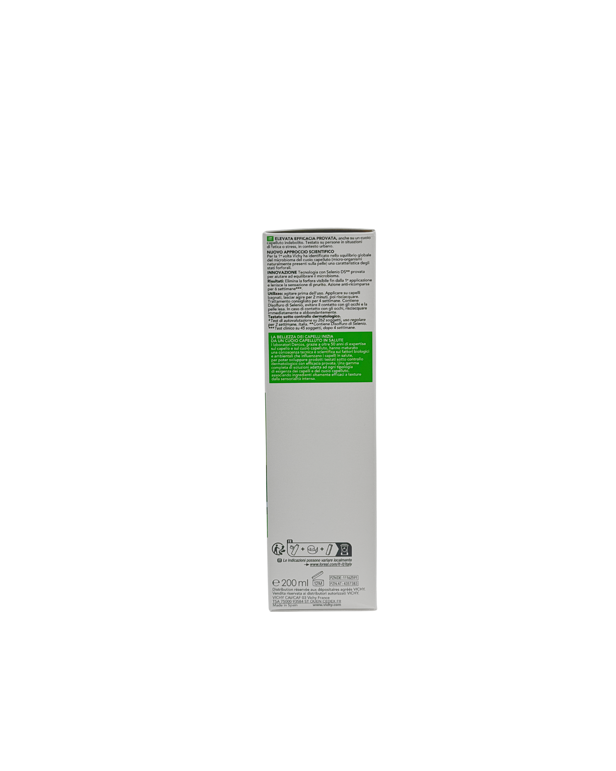 Vichy Dercos Anti-Schuppen Shampoo – Tiefenreinigung für normales bis fettiges Haar 200 ml
