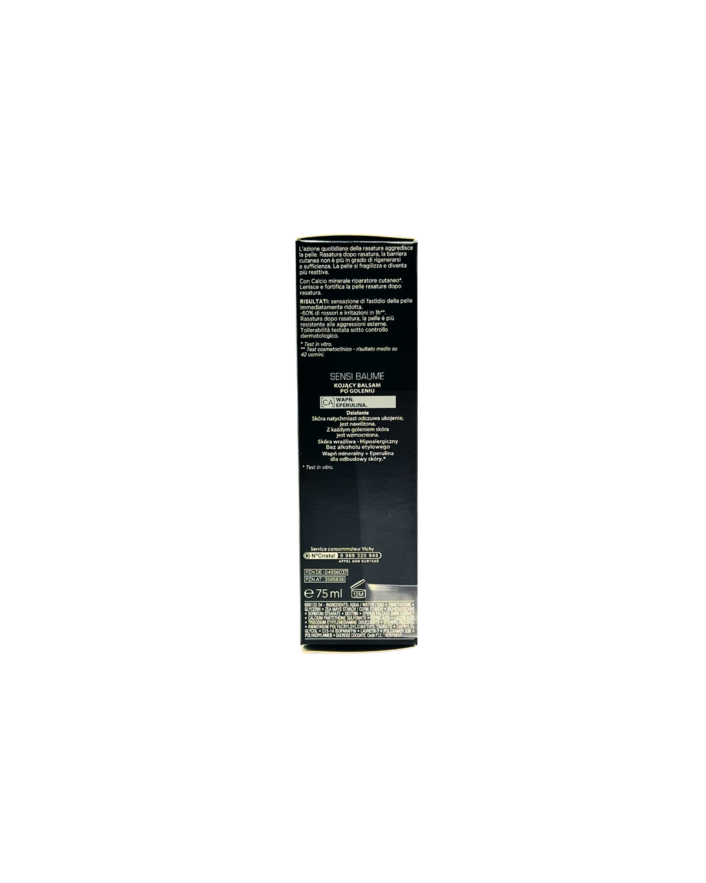 Vichy Homme Sensi-Mineralbalsam Sensi-Baume After-Shave Balsam – Beruhigende Pflege für empfindliche Haut 75 ml