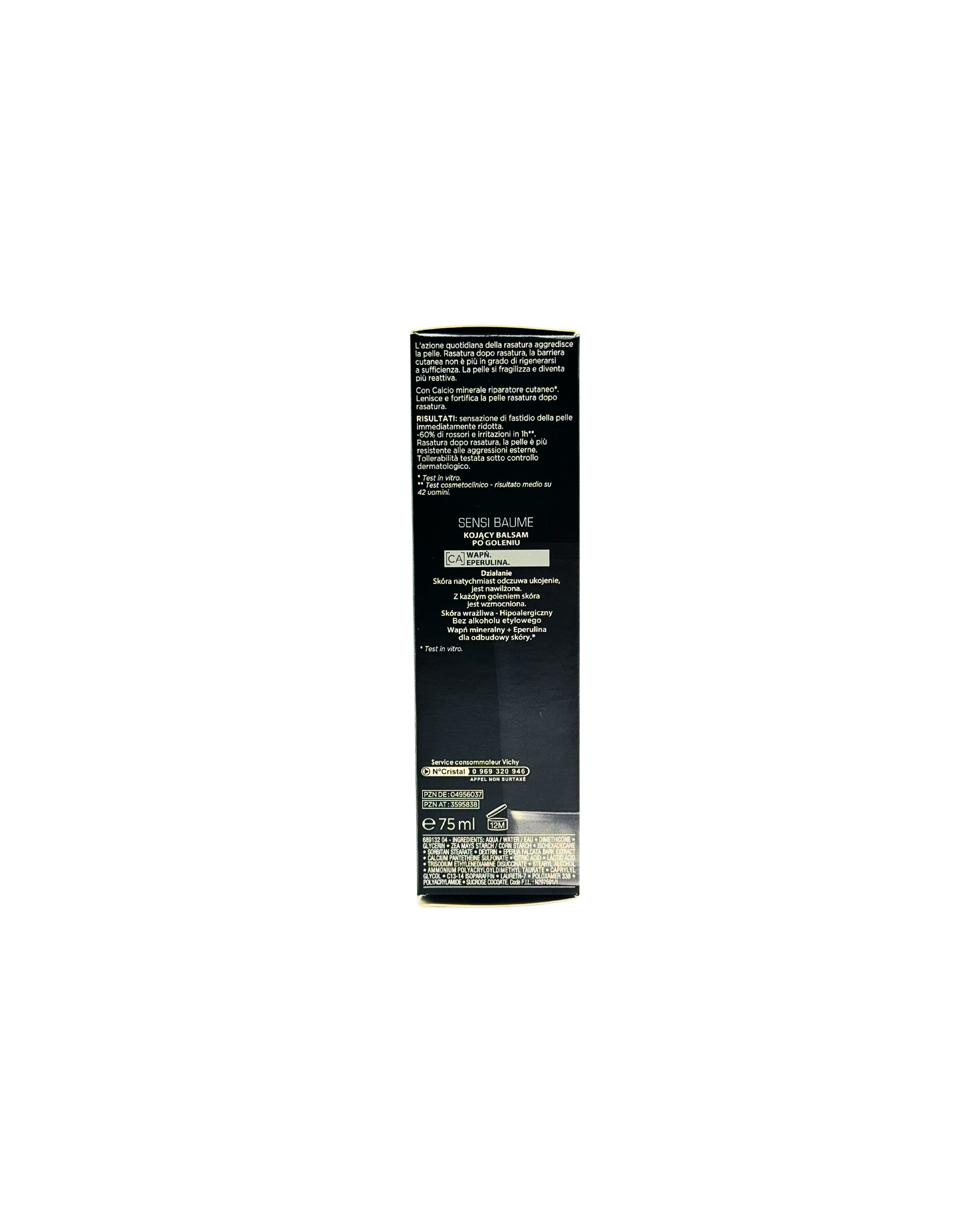 Vichy Homme Sensi-Mineralbalsam Sensi-Baume After-Shave Balsam – Beruhigende Pflege für empfindliche Haut 75 ml