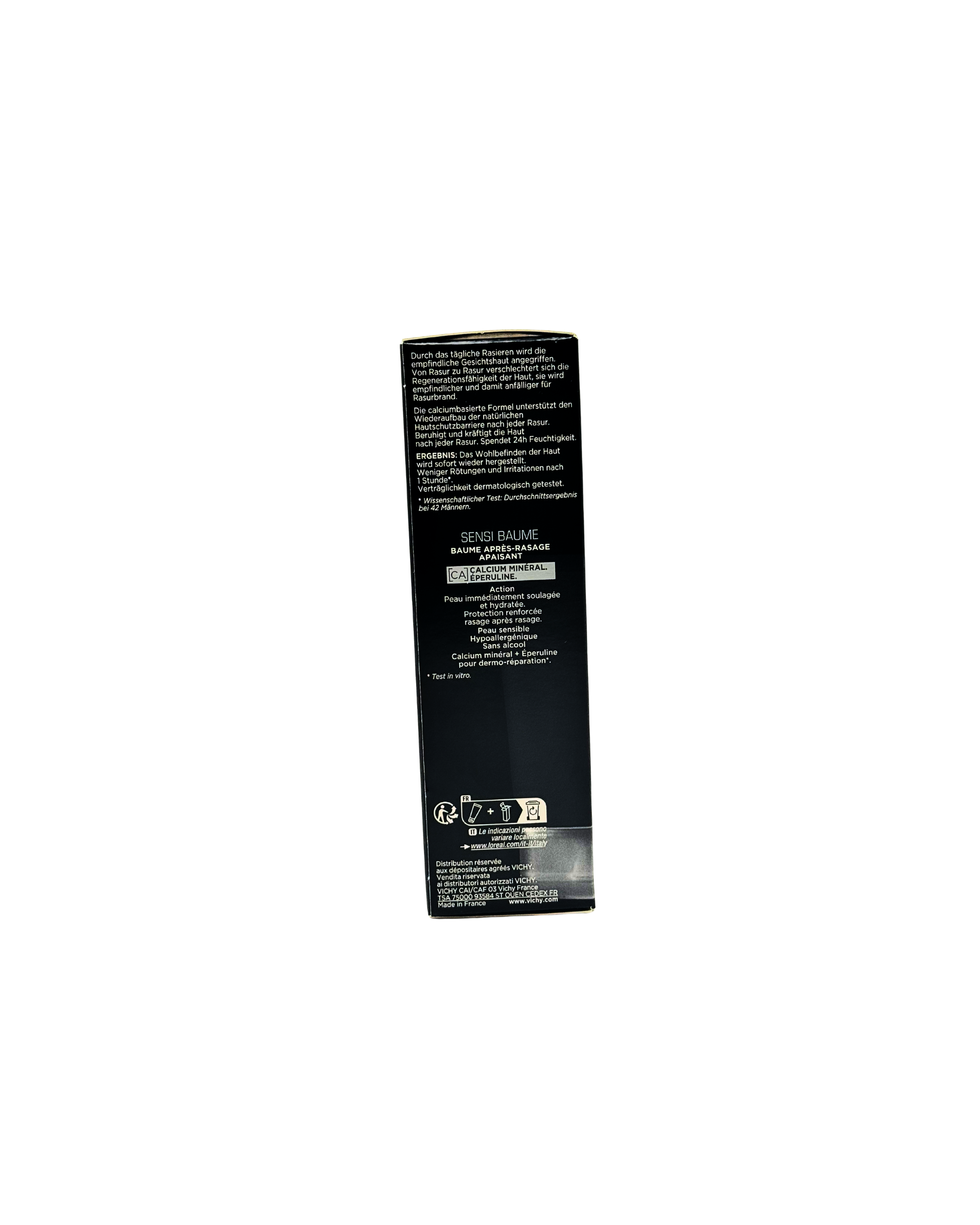 Vichy Homme Sensi-Mineralbalsam Sensi-Baume After-Shave Balsam – Beruhigende Pflege für empfindliche Haut 75 ml