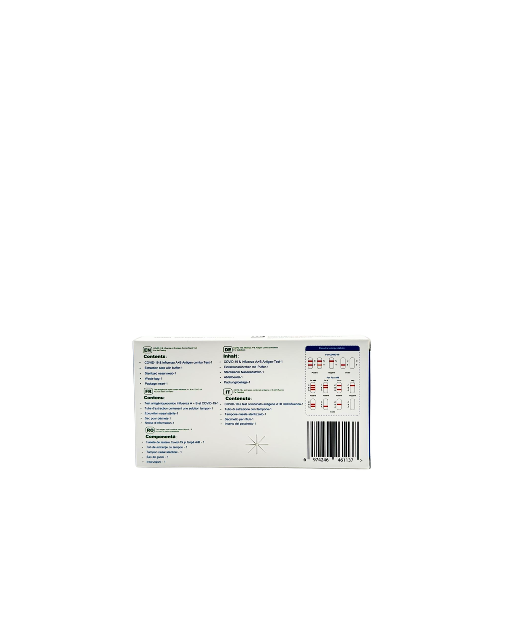 COVID-19 & Influenza A+B Antigen Combo Schnelltest – Laientest