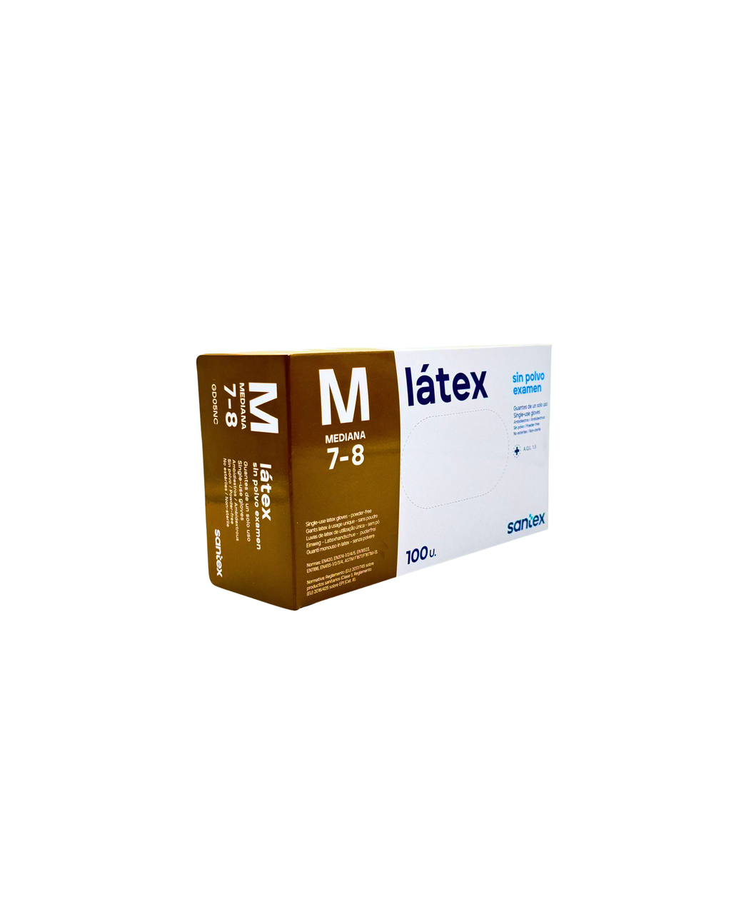Latex Einmalhandschuhe – Größe M (7–8), puderfrei, 100 Stück