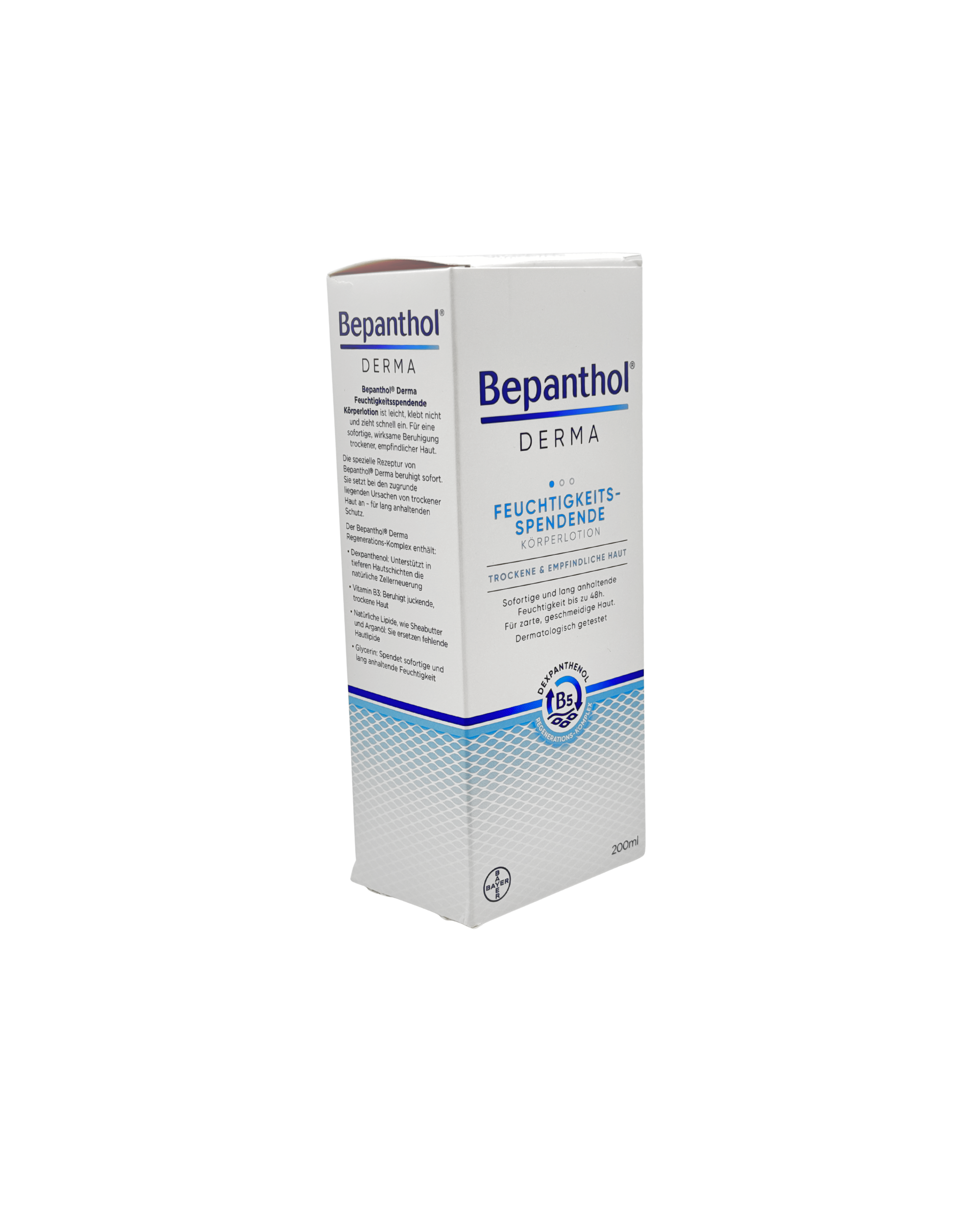 Bepanthol Derma Feuchtigkeitsspendende Körperlotion – 48h Pflege 200 ml