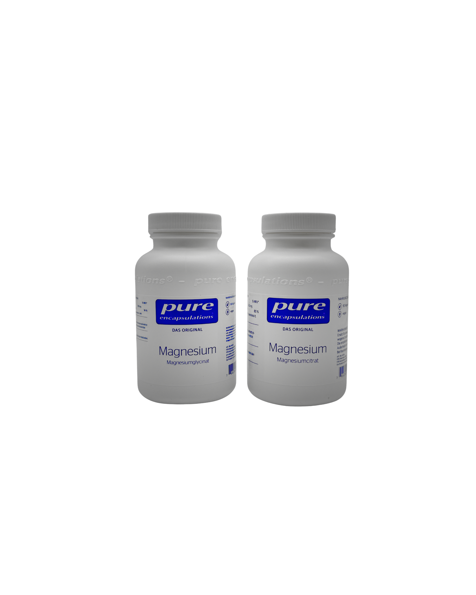 Magnesium Duo – Magnesiumcitrat & Magnesiumglycinat – 2er Set